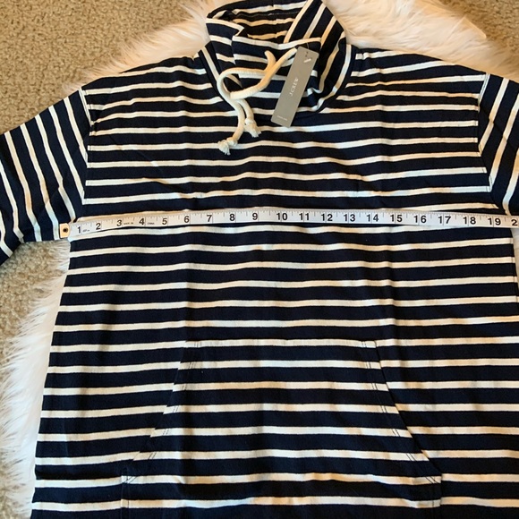 NWT J Crew FunnelNeck Pullover Hoodie XS - Picture 4 of 7